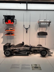 Formula 1 exhibition racing cars