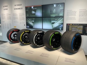 Formula 1 exhibition racing car tires