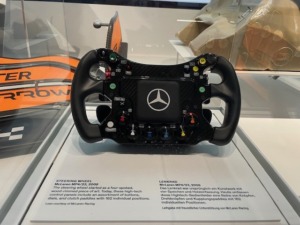 Formula 1 exhibition racing car steering
